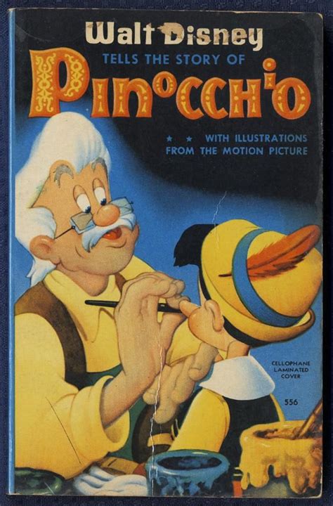 Walt Disney Tells The Story Of Pinocchio Paperback With Illustrations