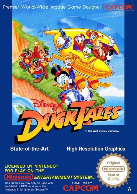 Disneys Ducktales 1989 Box Cover Art Mobygames