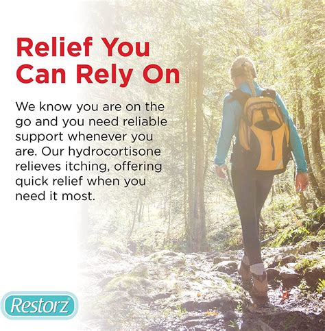 Restorz Hydrocortisone 1 Cream Treatment Stick Fast Acting Relief For