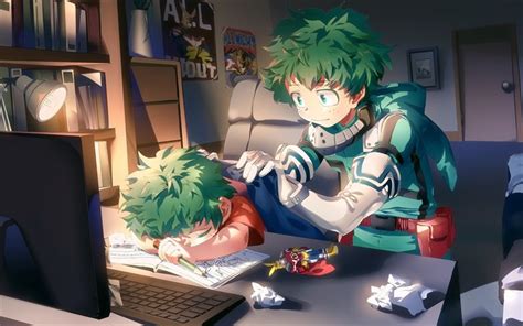 Download hd wallpapers for free. Download wallpapers Deku, manga, Izuku Midoriya, Boku no ...