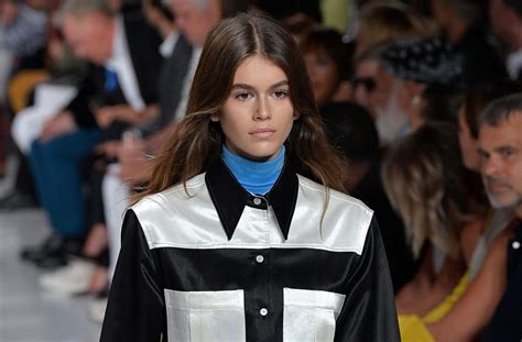 Kaia Gerber Makes Her New York Fashion Week Debut At Calvin Kleins