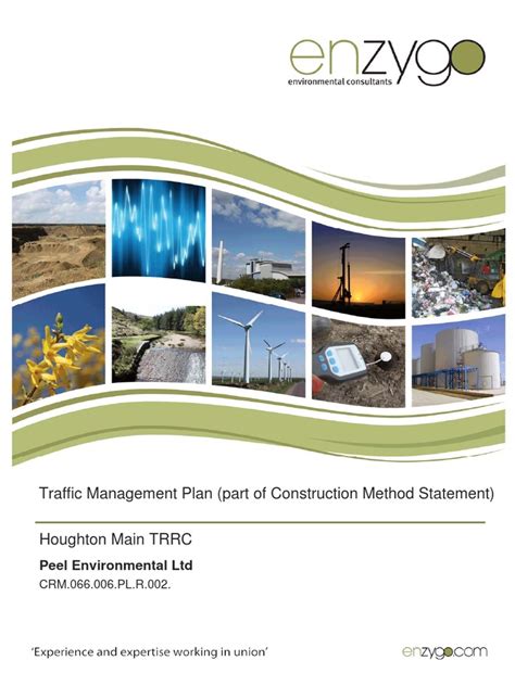 Traffic Management Plan Part Of Construction Method Statement Pdf