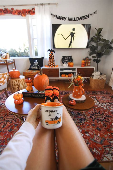 My Halloween Living Room Decor · Steffys Pros Cons Halloween Room Decor Halloween