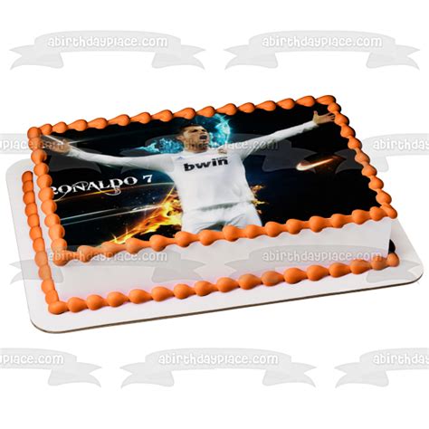 Cristiano Ronaldo Italian Club Juventus Professional Footballer Edible
