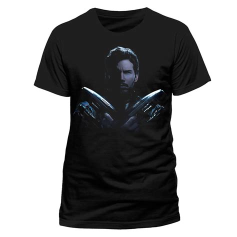 Star Lord Guardians Of The Galaxy Vol 2 Official Unisex Black T Shirt