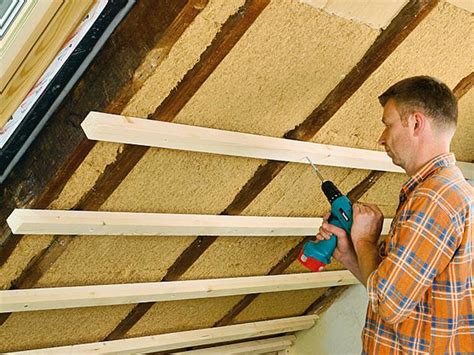 Die platten werden einfach mit spezialkleber auf die wand geklebt und können. Dach von innen dämmen | BAUHAUS
