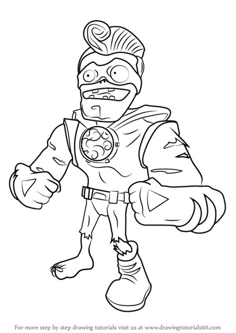 Learn How to Draw Super Brainz from Plants vs. Zombies Garden Warfare