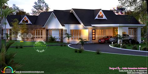 Ground floor elevation or single. 3d house plan + elevation - Kerala home design and floor ...