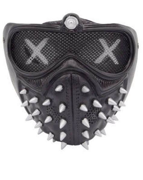 Watch Dogs 2 Mask Wrench Cosplay Rivet Masks Pvc Black Face