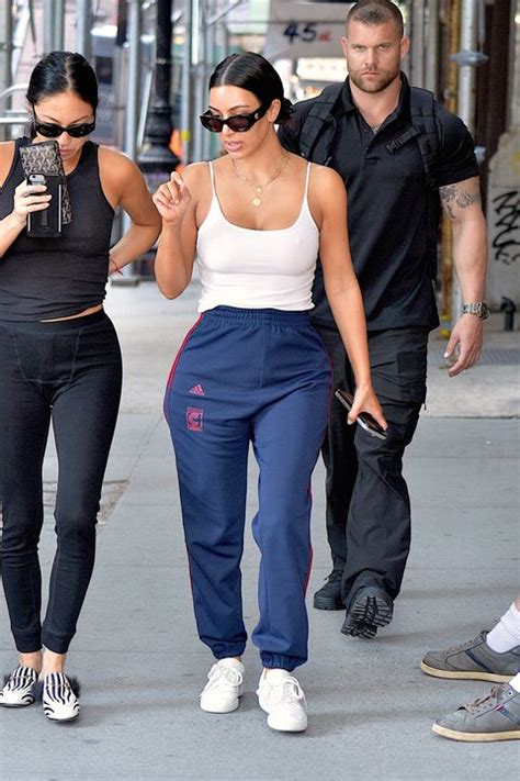 Kim Kardashian Steps Out In Sexy Sweatpants