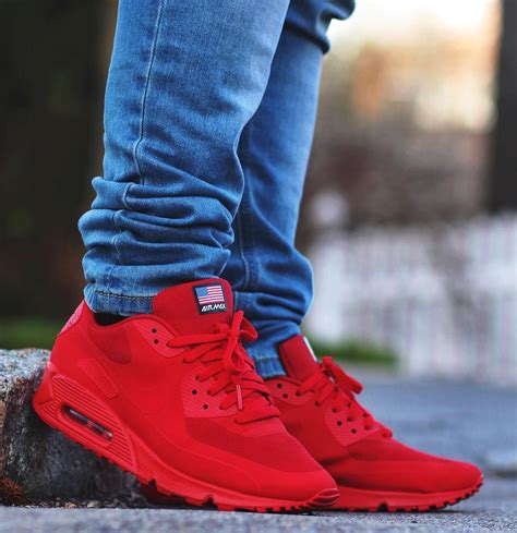 Nike Air Max 90 Hyperfuse Independence Day Pack Sport Red Tenis