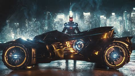Batman With Batmobile Hd Superheroes 4k Wallpapers