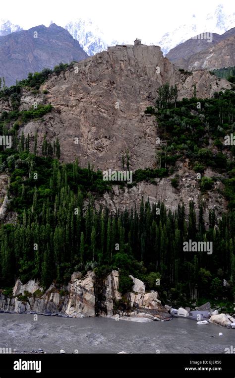 Altit Fort Hunza Tal Himalaya Pakistan Stockfotografie Alamy