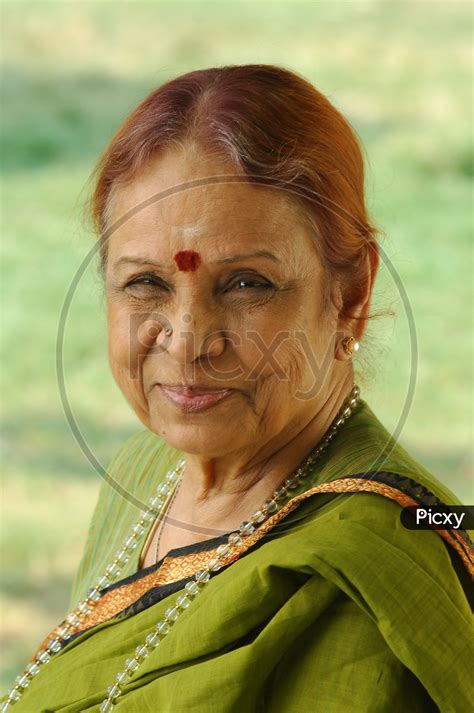 image of indian old woman wearing a bindi jt288327 picxy