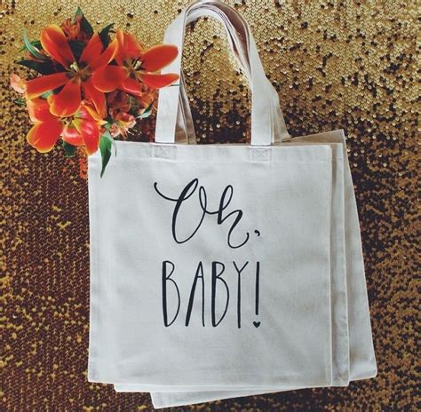 Diy baby shower gifts for guests. 'Oh Baby' Baby Shower Guest Favor or Baby Shower Gift Bag ...
