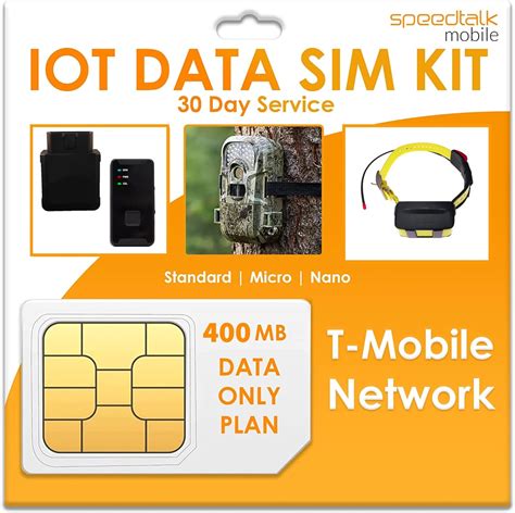 Speedtalk Mobile Data Only Sim Card Kit 400mb 4g Lte Wifi Hotspot Mifi Modem