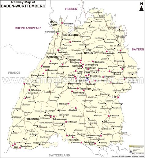 The map size ist the biggest possible in the game. Baden-Wurttemberg Railway Map | Train Routes in Baden ...