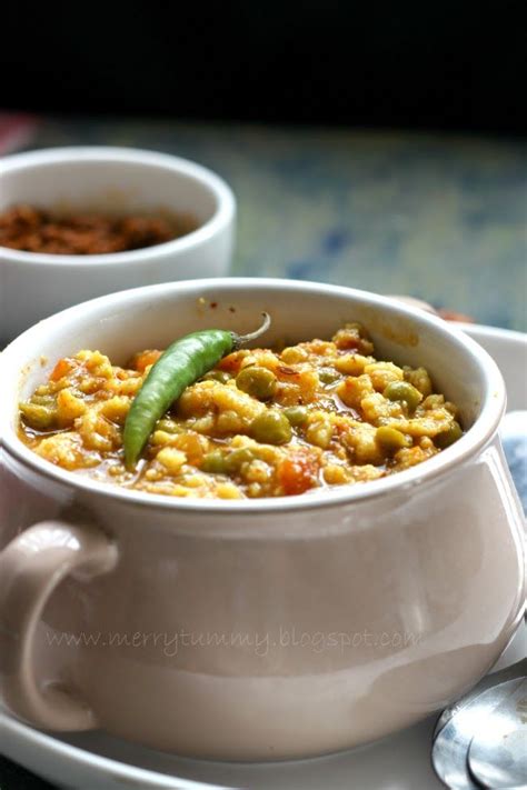 Marwadi Mangodi Mattar A Classic Rajasthani Dish Indian Food Recipes