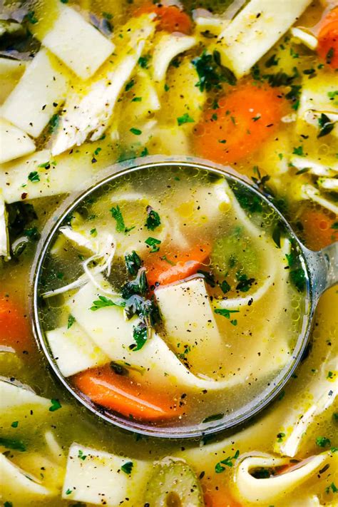 Best chicken stock we have ever made! Literally the BEST Chicken Noodle Soup - Healthy Chicken ...