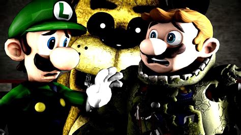 Mario In Animatronic Horror Night Fowa Luigi Comes To The Rescue