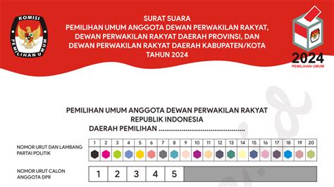 Surat Suara Pemilu Tahun 2024 (Bagian 1) • Mhd Wahyu NZ