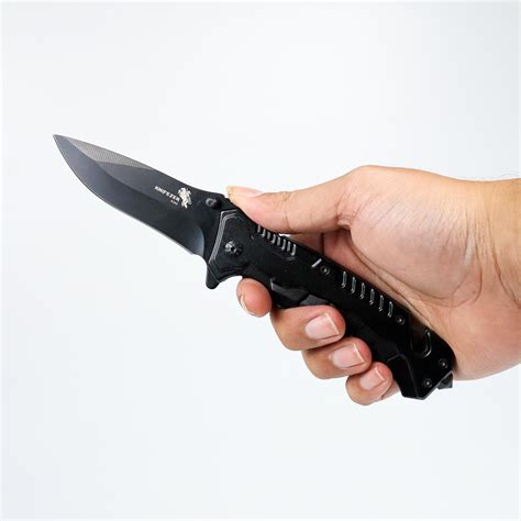 KNIFEZER Pisau Lipat CS GO Collector Portable Knife Head Pointed Head