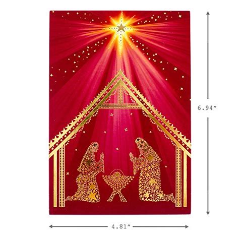 Christmas 12/25 & holiday (661) christmas greeting (344) holiday. Hallmark Religious Christmas Boxed Cards (Nativity Scene, 16 Christmas Greeting Cards and 17 ...