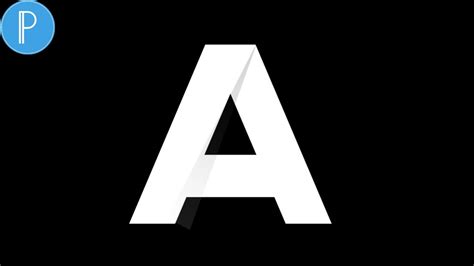 Letter A Logo Design Tutorial [] Make A Logo Design On Android Mobile