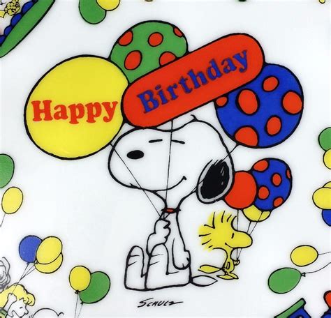 Vintage Happy Birthday Snoopy