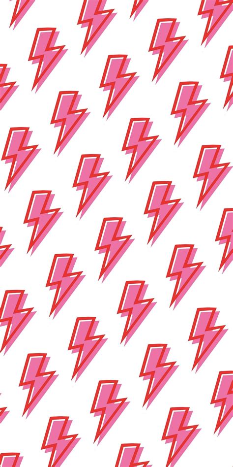 Pink Lightning IPhone Wallpaper Iphone Wallpaper Preppy Preppy Wall
