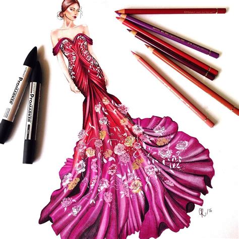 regardez cette photo instagram de drawingfeever 1 038 j aime fashion illustration dresses