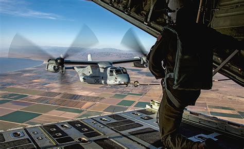 V 22 Osprey Tiltrotor Aircraft Reaches 600000 Flight Hours Milestone