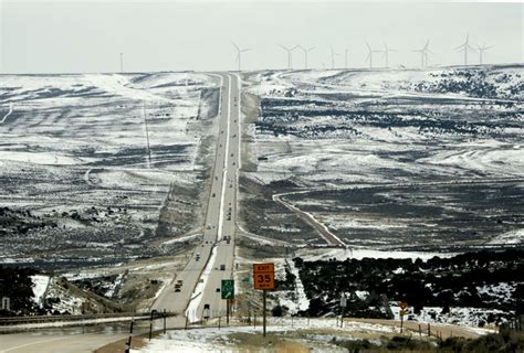 I 80 East In Wyoming Snow Storm Photo Toc Photos At