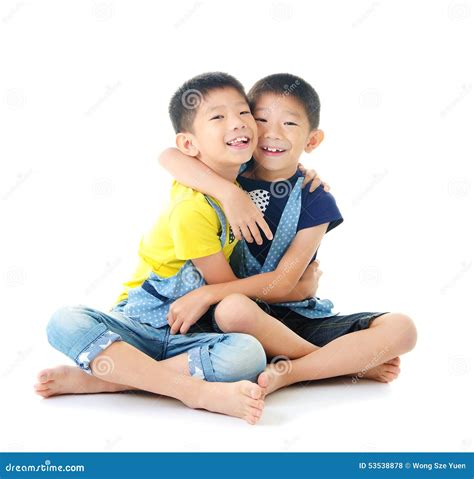 Twin Brothers Draw Pictures Royalty Free Stock Image CartoonDealer
