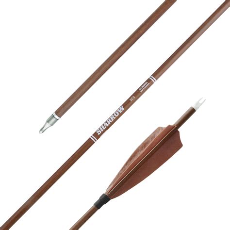 Sharrow 31 Traditional Carbon Arrows 340 600 Spine 12 Pack