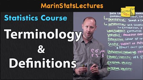 Statistics Terminology And Definitions Statistics Tutorial