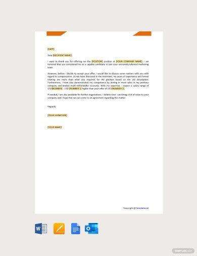 Salary Letter Templates 24 Free Sample Example Format Download