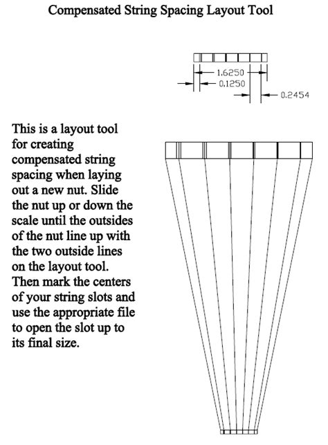 For Those Who Dont Use A String Spacing Rule Luthier