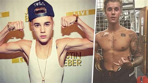 justin bieber s incredible body transformation 18 pics that prove just how much capital
