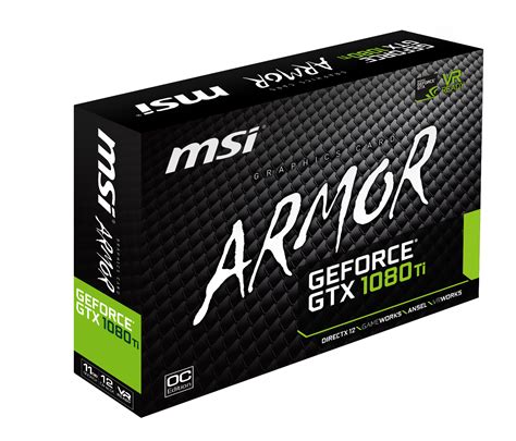 Msi Gforce Gtx 1080 Ti Armor 11g Oc Shs Computer