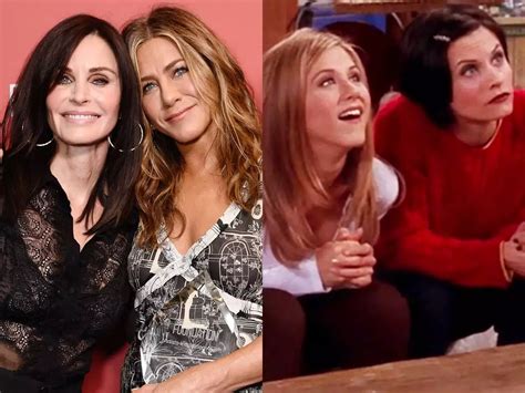 Jennifer Aniston Says She And Courteney Cox Watched Friends Bloopers Together After Stumbling