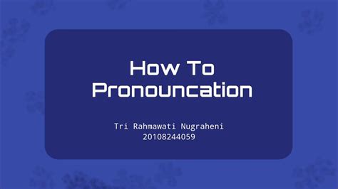 Task 1 How To Pronounce Three Syllable Word In English Youtube