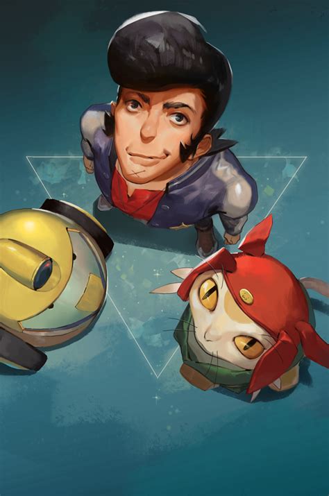 Dandy Meow And Qt Space Dandy Drawn By Naked Cat Danbooru
