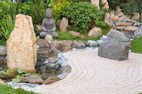 Bamboo is used readily here; Small Japanese Garden Transforms This Backyard - Watch