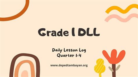 GRADE 1 DLL Daily Lesson Log Compilation SY 2023 2024