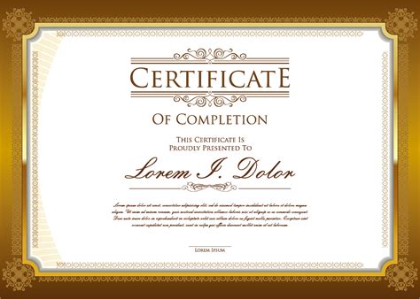 Certificate Png Images Transparent Free Download