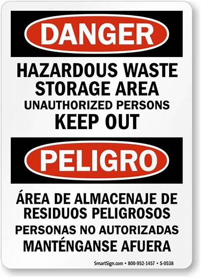 Waste Hazardous Storage Area Signs Biohazard Stickers