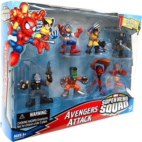 Marvel Super Hero Squad Avengers Attack Action Figure Set