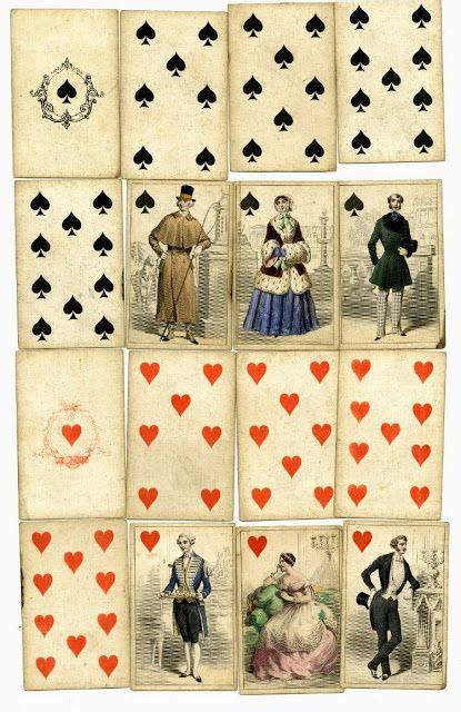 In The Swans Shadow Mid 19th Century Playing Cards View 1 Playing