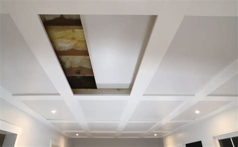 Basement Coffered Ceilings Diy Wood Suspended